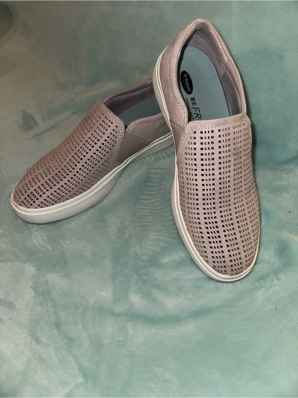 Dr. Scholl's Women's Perforated Slip-On Sneakers in Lilac